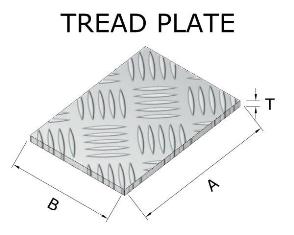 Tread Plate Drawing